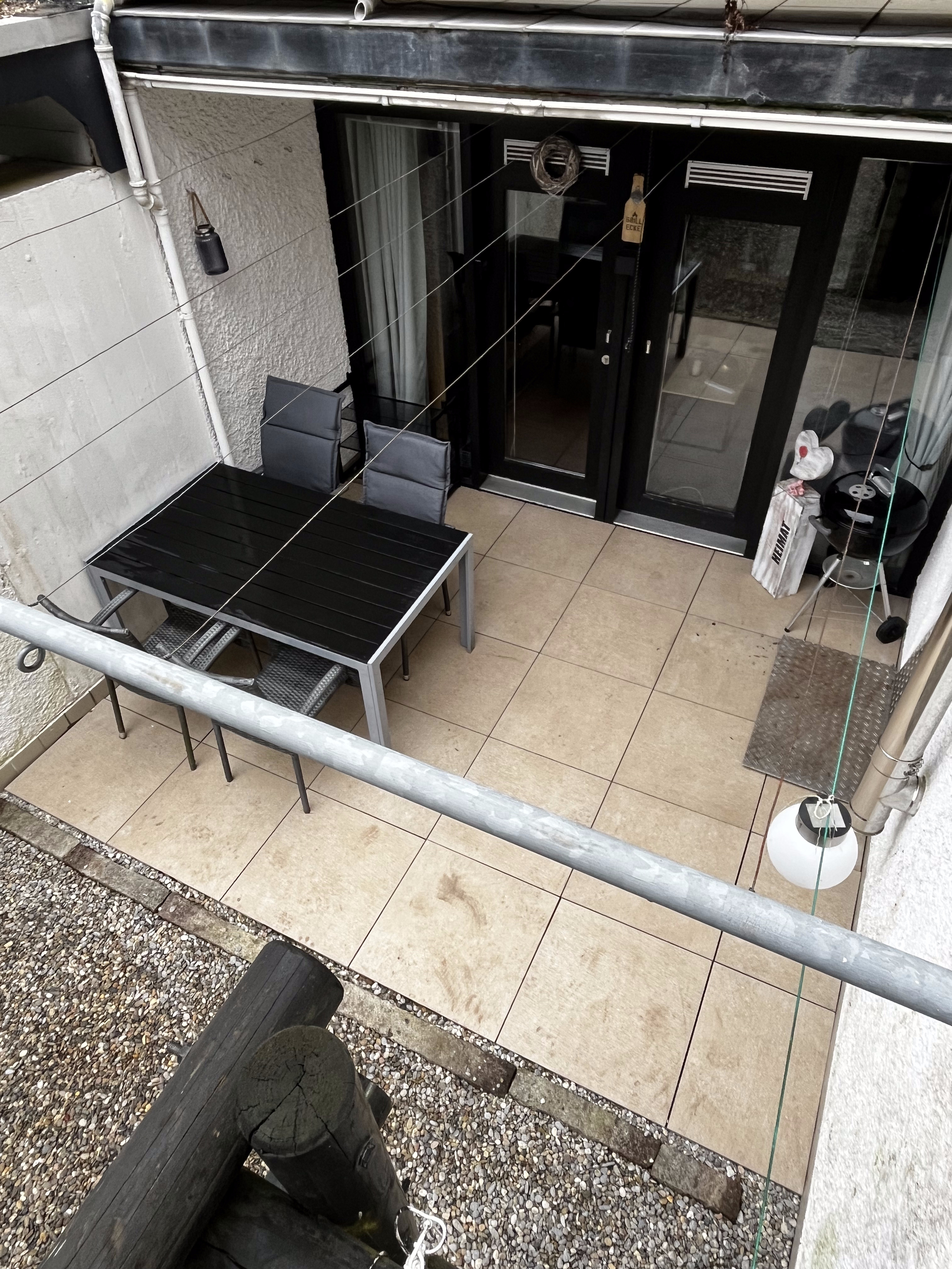 Terrasse von oben